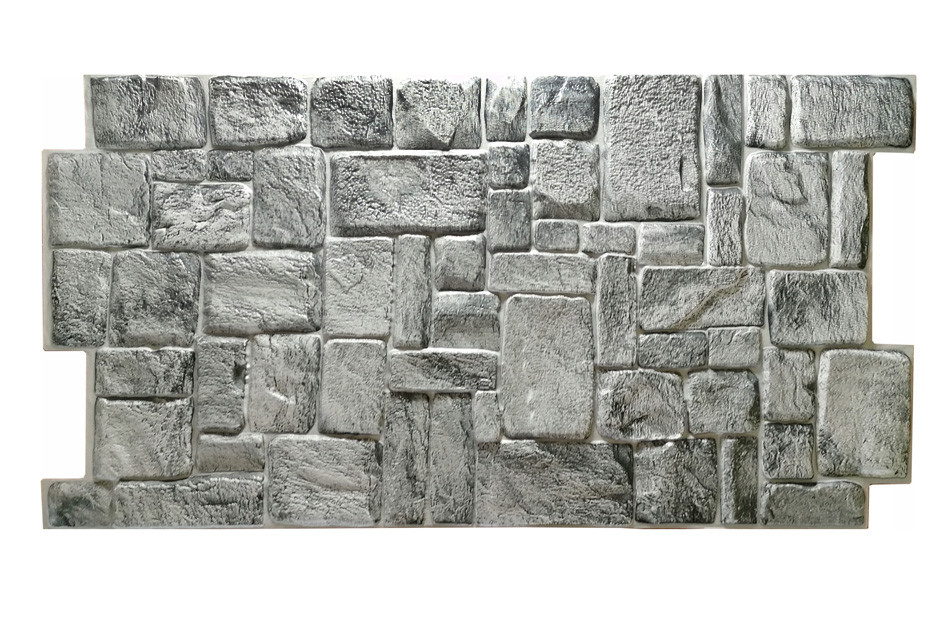 Gray Stone Panel PVC falpanel