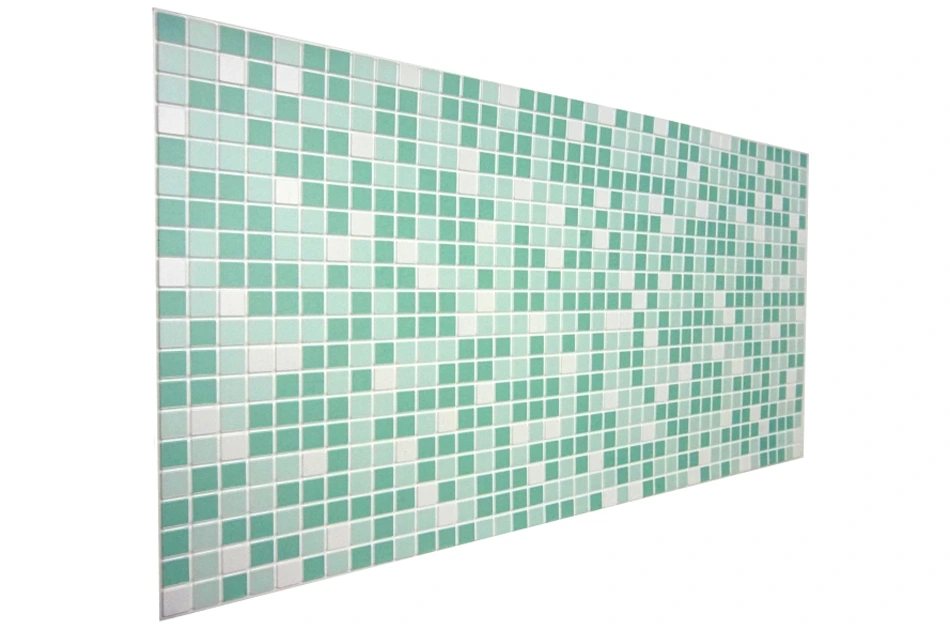 Mosaic Green PVC falpanel