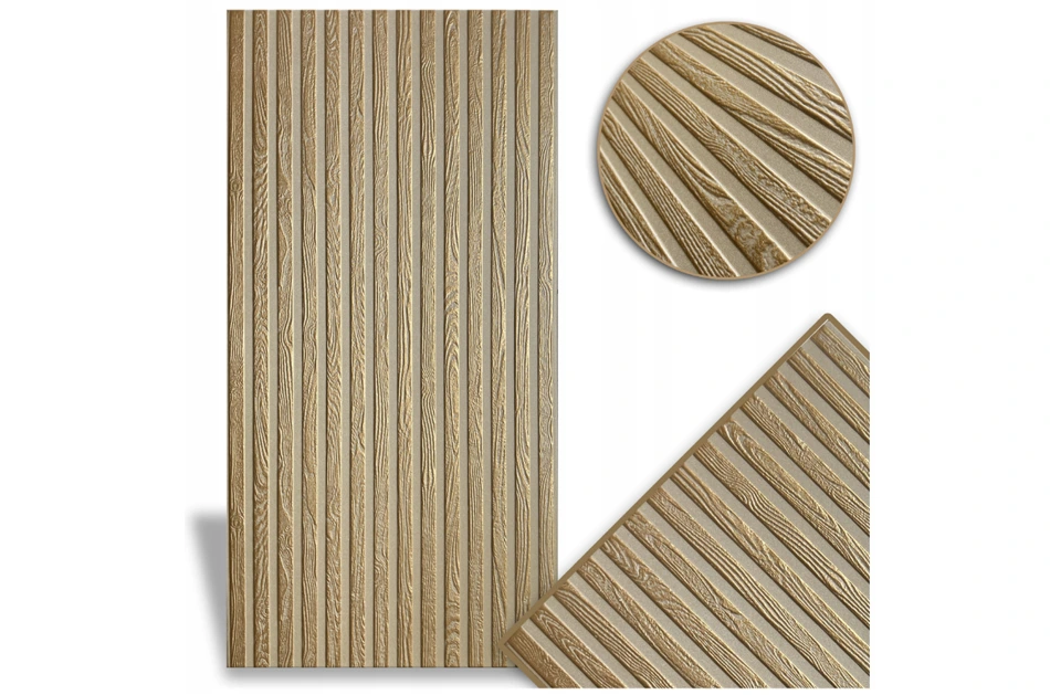 Lamela Bézs-arany 19-ZL PS falpanel